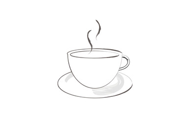 ゆっくりコーヒーを楽しんでいる、コーヒーブレイクのイメージ
