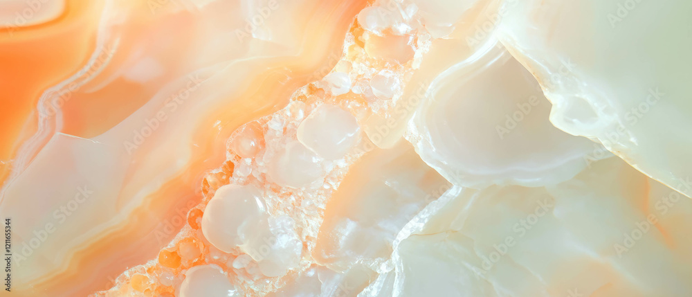 Leinwandbilder macro onyx details create an abstract backdrop with intricate textures and hues