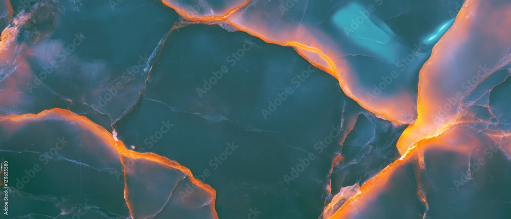 Poster abstract design features matte onyx texture with central clear area and sophisticated banner style