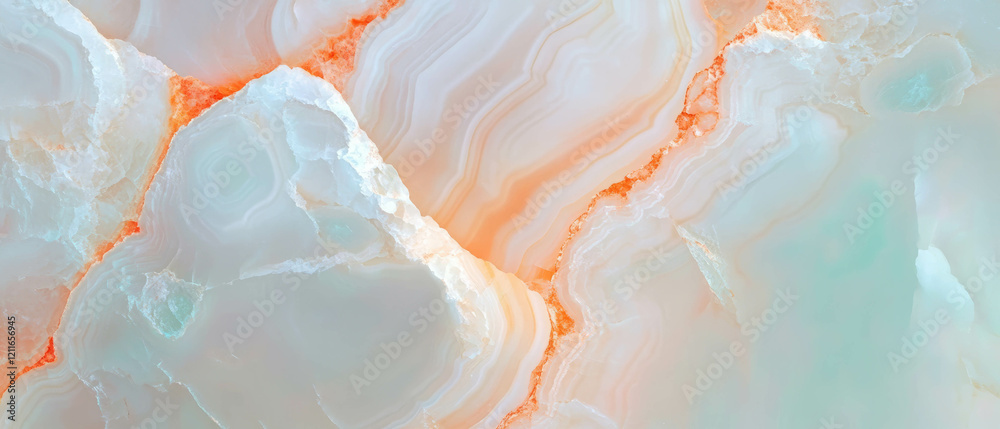 Poster abstract onyx design with space for logo and solid banner in a modern style