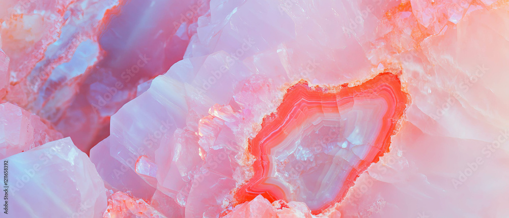 Aufkleber gradient abstract background featuring pink onyx with smooth central focal point