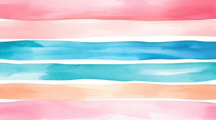 Striped watercolor idea. Colorful abstract watercolor stripes creating a vibrant and artistic background.