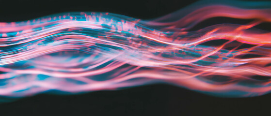 Energy ripples illustrate connections in decentralized computing networks