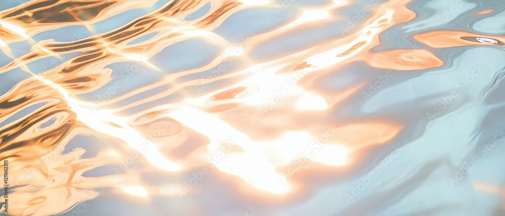 Poster ripples of light reflect creativity and art in a vibrant abstract background