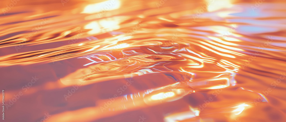 Poster Ripples of light and data create a dynamic abstract visualization of information design