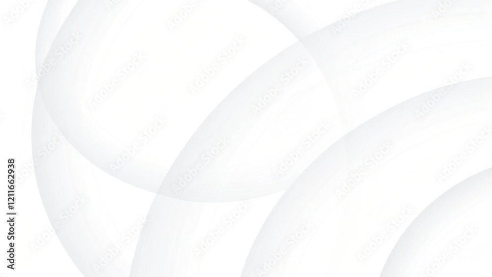 Aufkleber Modern white abstact background for desktop and computer, clean minimal texture, wallpaper backdrop light elegant smooth tech template stylish futuristic blur simple cool bright soft layout