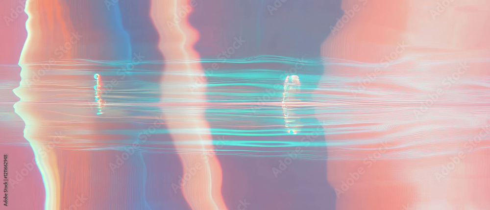 Poster ripples of light create a sensory immersion experience with synchronized sound and visuals