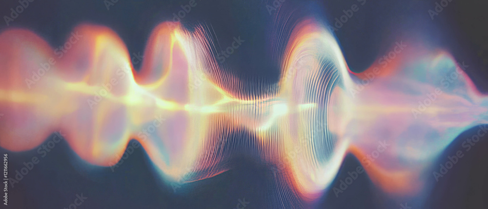 Poster Ripples of light and sound create an immersive audio-visual experience