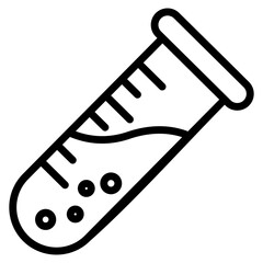 Test Tube  Icon Element For Design