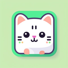 Kawaii Cat icon logo