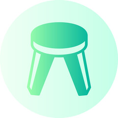 stool gradient icon