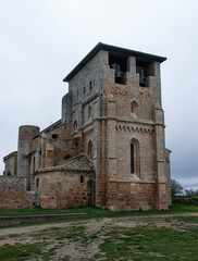 Iglesia g&oacute;tica de Villamor&oacute;n, situada en Burgos, Espa&ntilde;a 