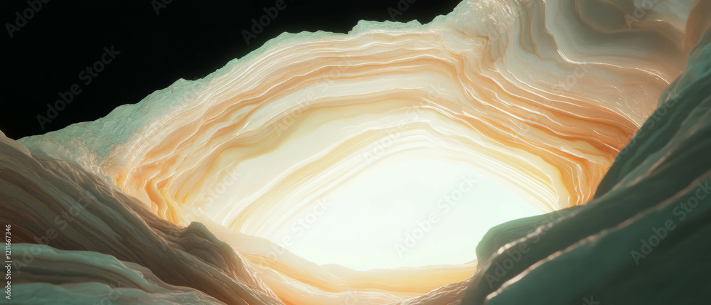 Aufkleber textured onyx background with central space for design elements and tactile features