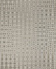 Fototapeta premium Vector carpet print on a beige floral damask pattern background. Fashionable classical flowers borders, Baroque fantasy botanical florals frame. Scarf, shawl, rug art design textile printing