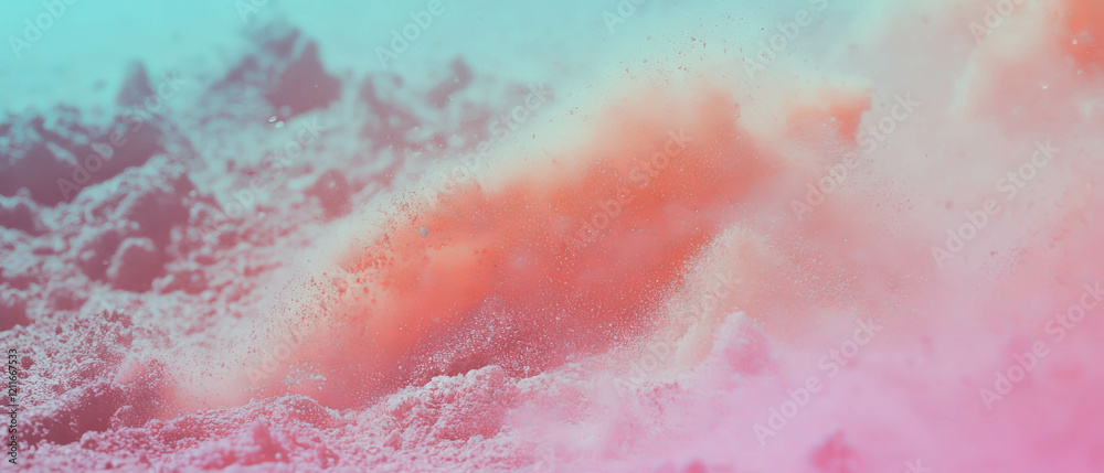 Aufkleber Thick layer of dust creates an abstract textured background with desaturated colors
