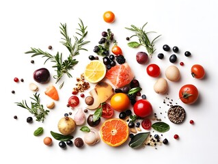 Mediterranean Diet food triangle