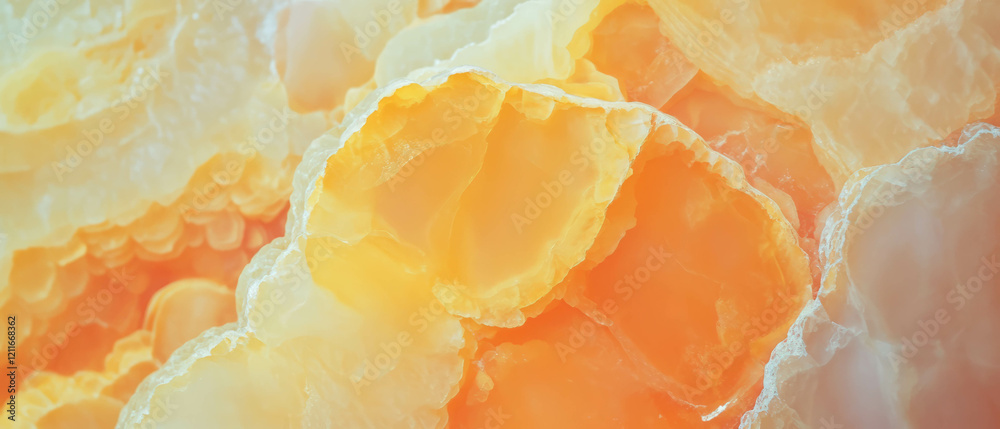 Poster vibrant yellow onyx background with cheerful central focal point design for creative projects