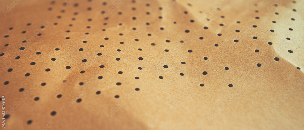 Aufkleber Beige dotted background with subtle texture and space for text in a creative layout