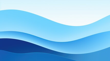 Abstract waves in varying shades of blue, creating a serene and calm visual effect.