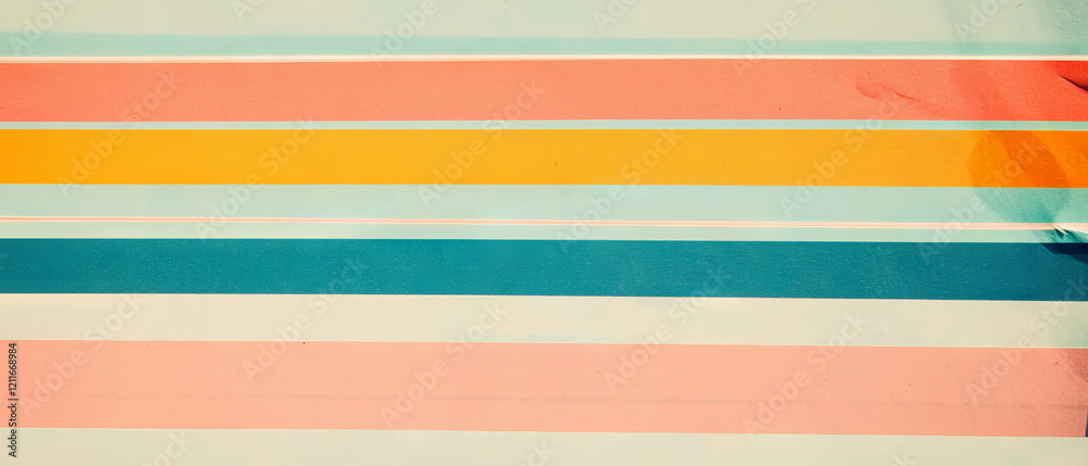 Poster vibrant colored lined paper with open space for creative ideas and notes