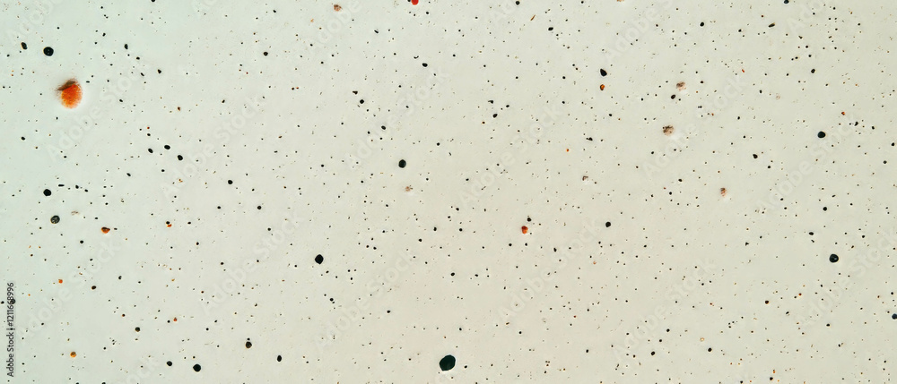 Poster background design featuring dotted paper texture with noise and grainy banner area