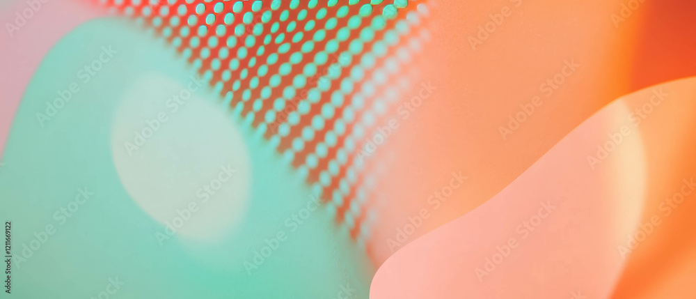 Poster Dotted paper background with shadow effect and space for personalized message or banner