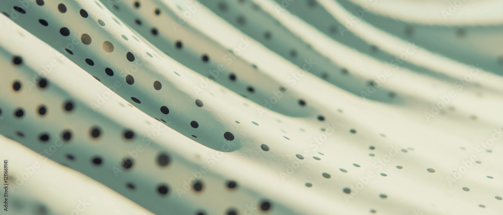Aufkleber dotted paper with a subtle shadow effect, perfect for notes and messages