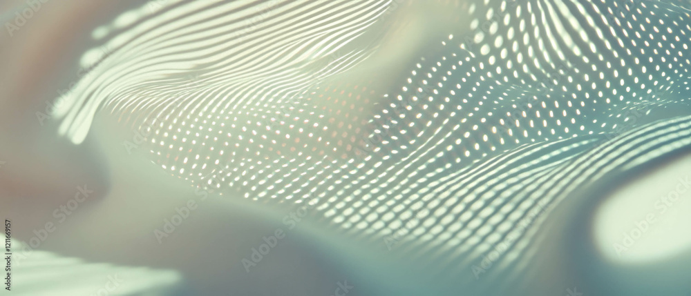 Aufkleber Dotted paper background with shadow for creative message space and subtle decoration