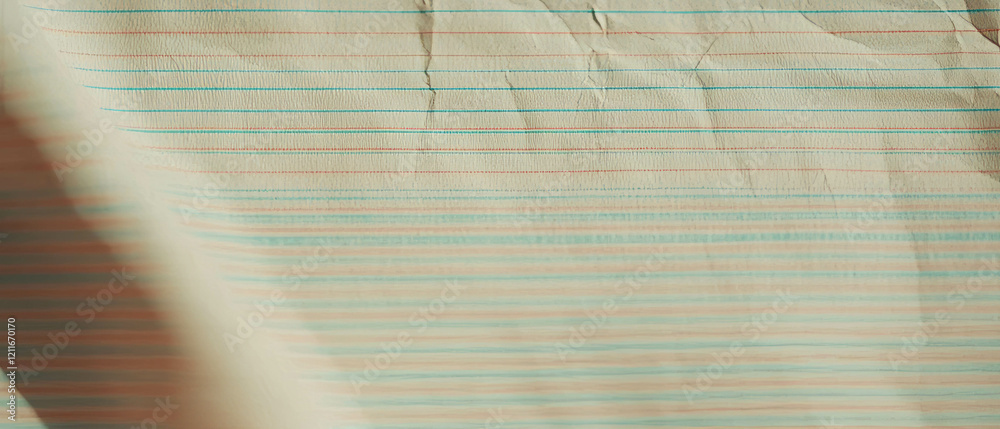 Poster background of lined paper with a watermark effect and elegant central banner design