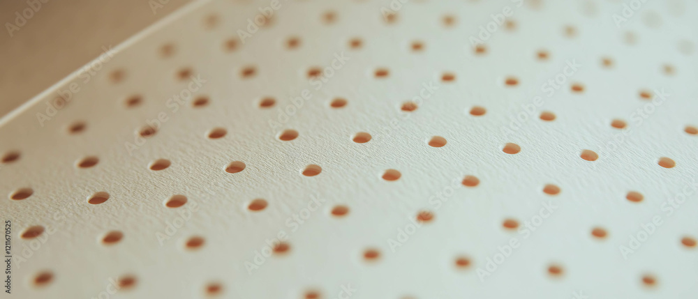 Poster minimalist design featuring subtle dotted paper backdrop with a blank center