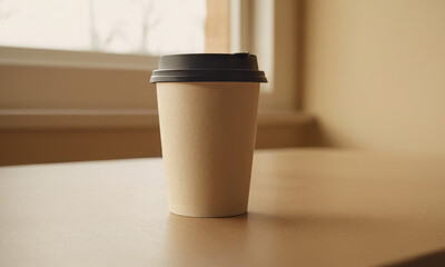 cup of coffee on the table
