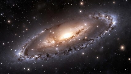 Spiral Galaxy Space Exploration