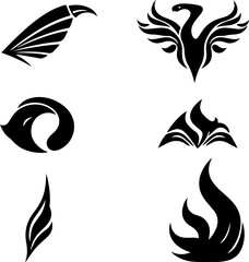 black and white tattoo set