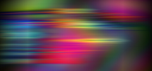 Abstract colorful light trails background, motion blur