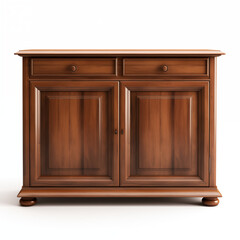 Dark Wood Sideboard Two Drawers Two Doors Classic Furniture