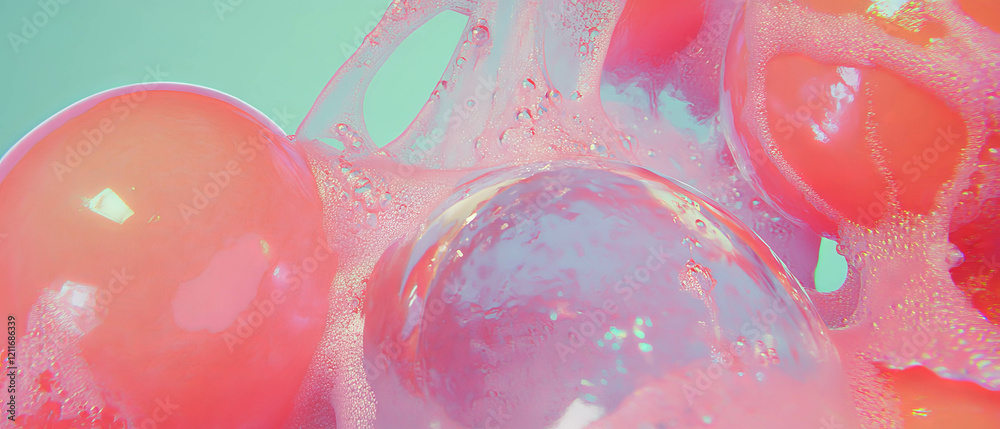 Poster Exploring the fascinating textures of bubblegum with varied chewiness and consistencies