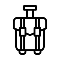 luggage outline style