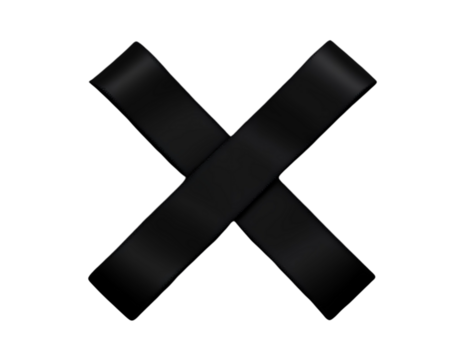 Black Ribbon Cross Image Mourning, Remembrance, Condolences