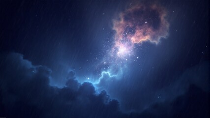 Fototapeta premium Cosmic Nebula Dreams