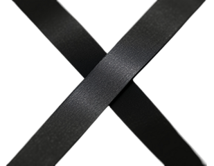 Abstract Black Ribbons Crossed Design Background Image