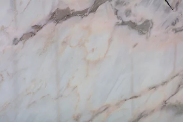 Fotobehang Stylish Calacatta Creme marble texture in light color, background for your natural design. © Dmytro Synelnychenko