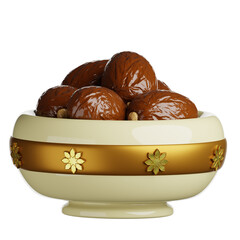 3D Bowl of Dates for Ramadan