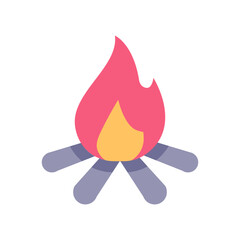 bonfire flat style