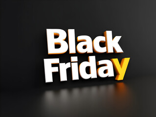 Fototapeta premium Black friday sale tag circle banner and background. AI generative.