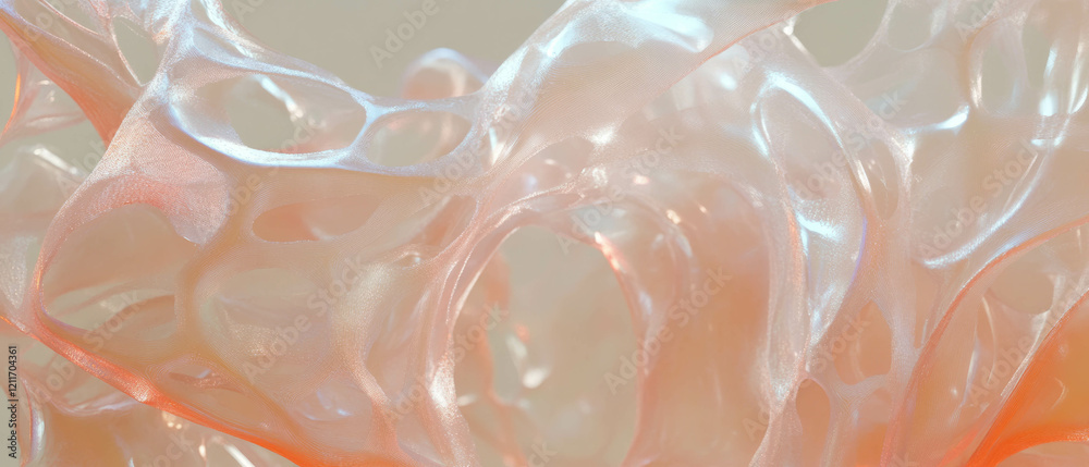 Aufkleber Intricate texture of flexible circuits featuring translucent material and complex lines