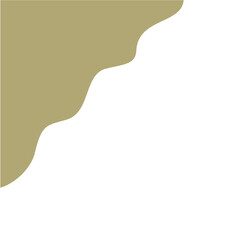 Abstract shape corner border