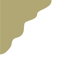 Abstract shape corner border