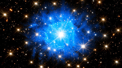 Cosmic Nebula: A Dazzling Display of Stars and Celestial Wonders in the Vast Universe