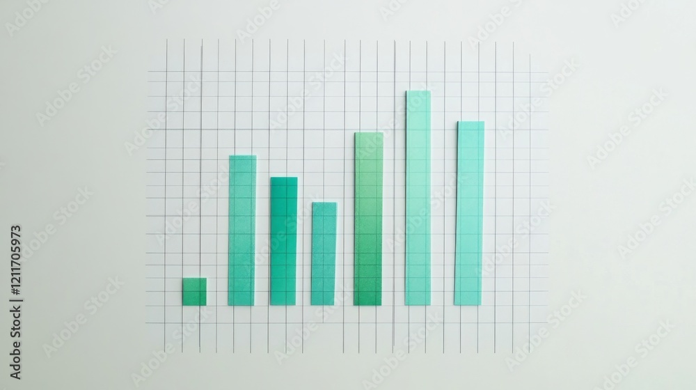 Leinwandbilder A financial bar chart showing comparison of investment returns, with green bars rising sharply to symbolize growth, displayed against a white background with grid lines.