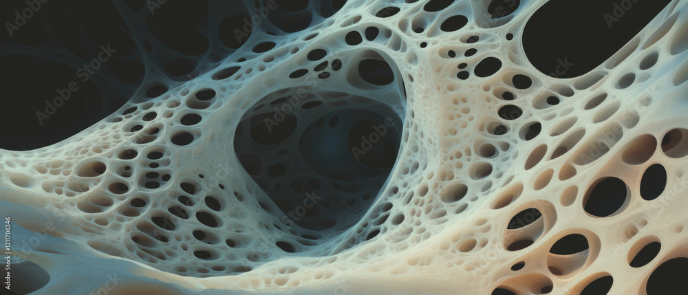 Poster Exploration of intricate fractal patterns featuring self-similar textures